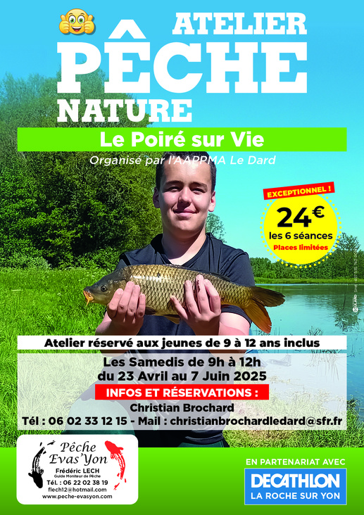 Atelier Pêche Nature Le Poiré sur Vie