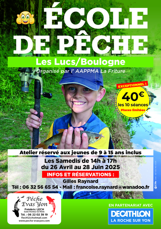 Ecole de Pêche Les Lucs sur Boulogne